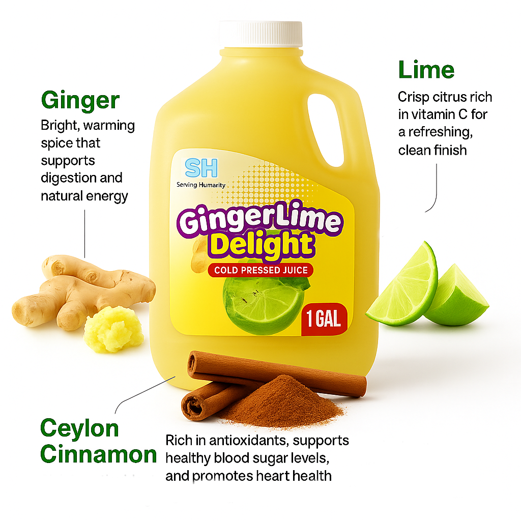 GingerLime Delight Ingredients